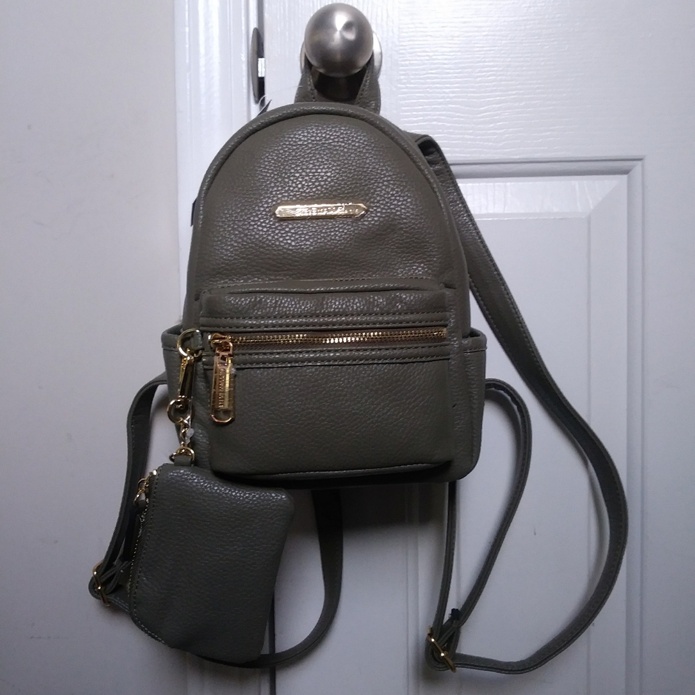 Steve Madden Jade Green Mini Backpack
